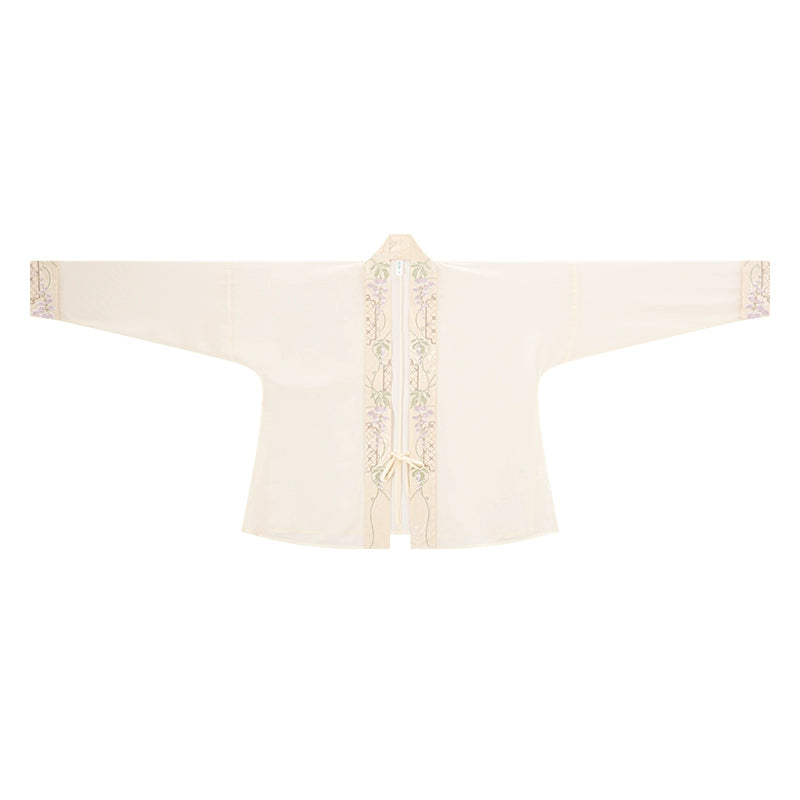 Song Dynasty aircraft sleeve long shirt suspender hundred skirt Hanfu