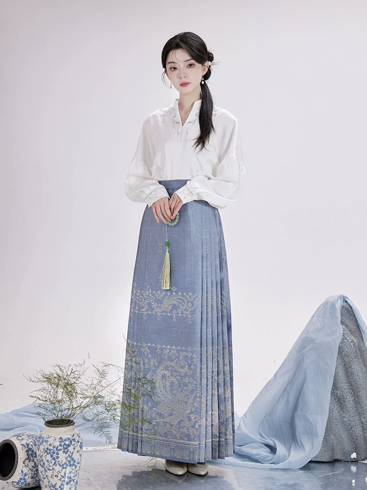Ming shirt snail horse skirt Hanfu