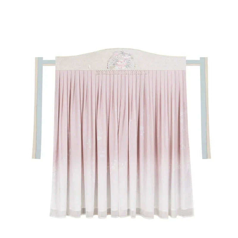 Intricate Embroidered Tang Dynasty Style Long Sleeve Hanfu Dress tang HanDreams Fashion Myrtle skirt S