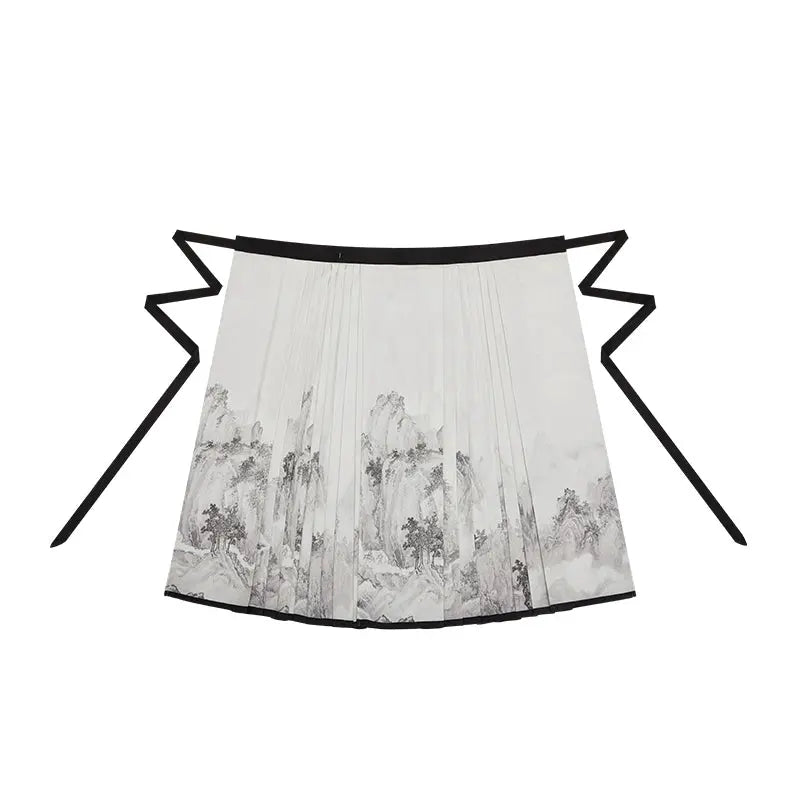 Hanfu Shirt Longer Than Armor Horse Face jin HanFuDreams Horse skirt S
