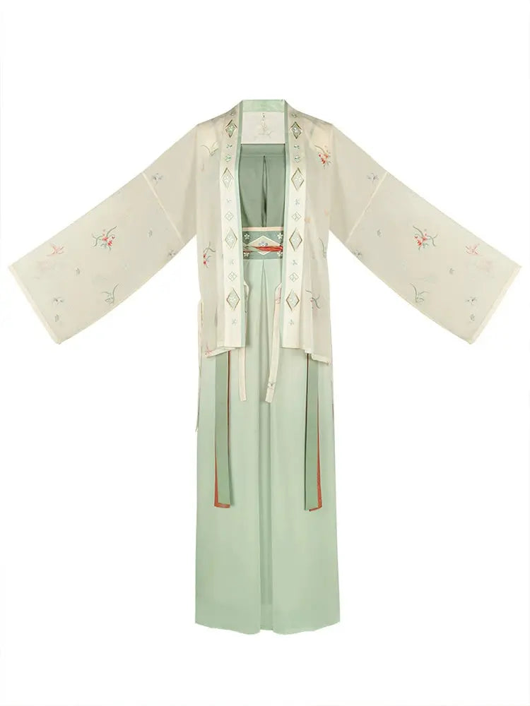 Hanfu Three-piece Set Song Dynasty Cardigan HanFuDreams