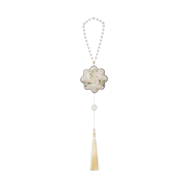 Square neck shirt pleated skirt Hanfu Mid-Autumn Festival limited edition rabbit ming HanFuDreams Sachet pendant (average size) F