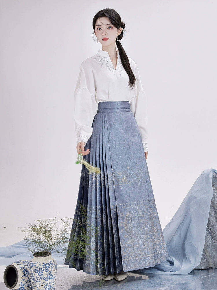 Ming shirt snail horse skirt Hanfu
