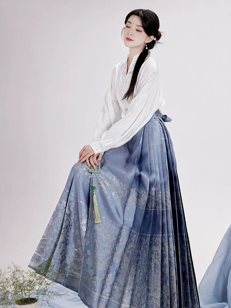 Ming shirt snail horse skirt Hanfu