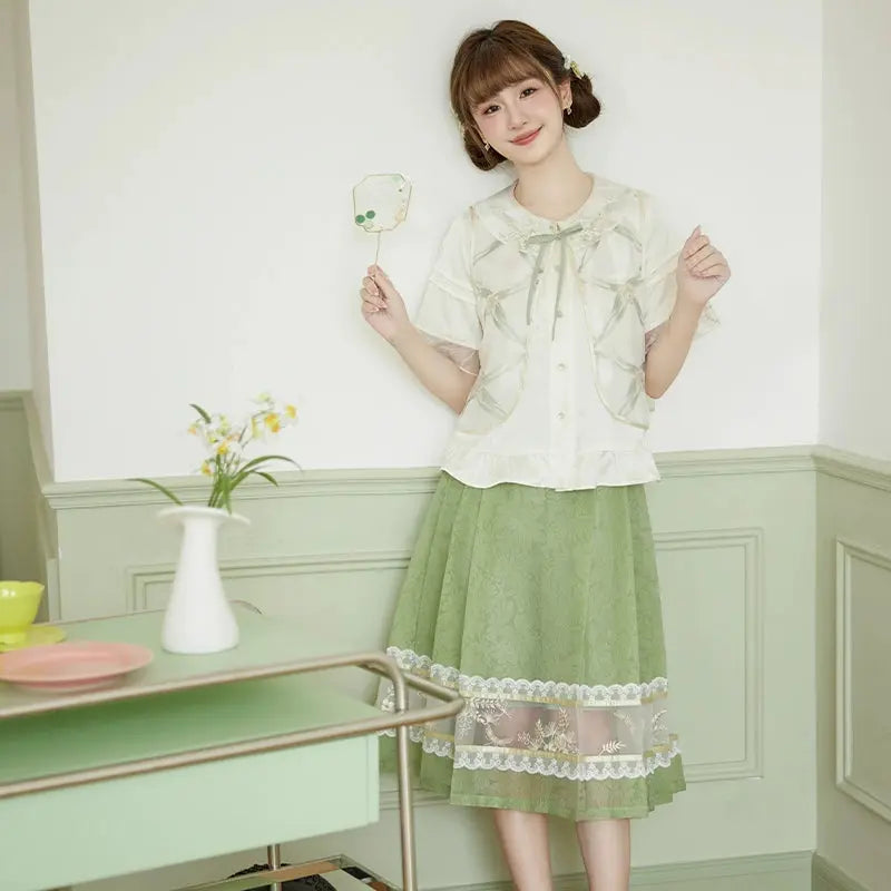 Horse Dress Han Element Daily Suit han More than thirteen three-piece set XS