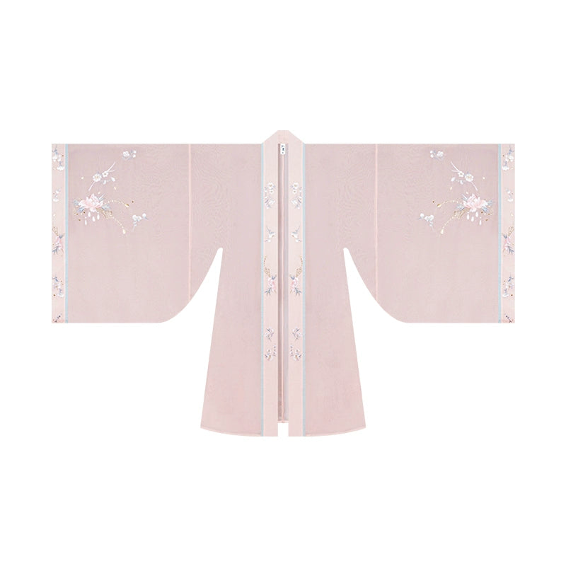 Heavy Industry Embroidered Tang Feng Big Sleeve Shirt Hanfu