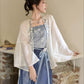 [Yulan Vase]Embroidered Chinese 2 Piece Summer Set Shisanyu