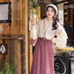 Tang Zhuanzi stand-up collar short shirt torn skirt Hanfu women