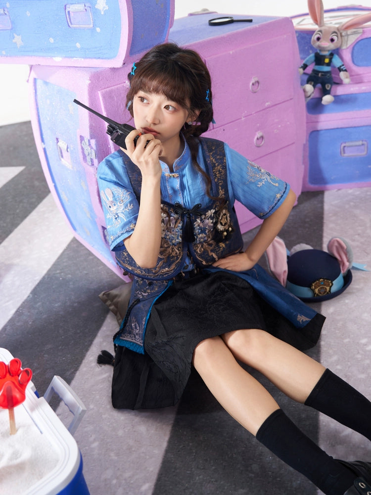 More than thirteen [Disney, Judy] spring and summer silk tops Han modern HanFuDreams