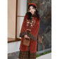Chi Xia [Red Clay Small Stove] Han Element Coat Six Broken Skirt