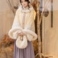 Chi Xia [Qingyuan] Ming Zhaojun jacket pipa sleeve short jacket pleated skirt