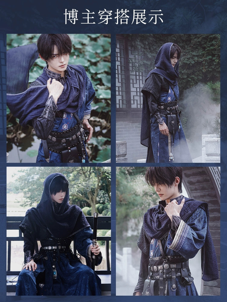 More than thirteen [予灵书] Zhang Qiling round neck robe Hanfu HanFuDreams