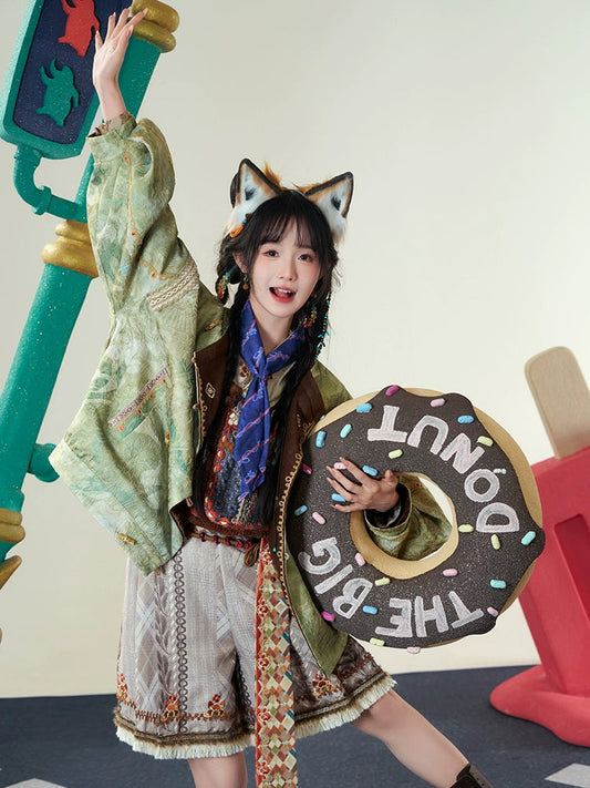 More than thirteen [Disney, Nick - Foxtail Pursuit] vest shorts set modern HanFuDreams