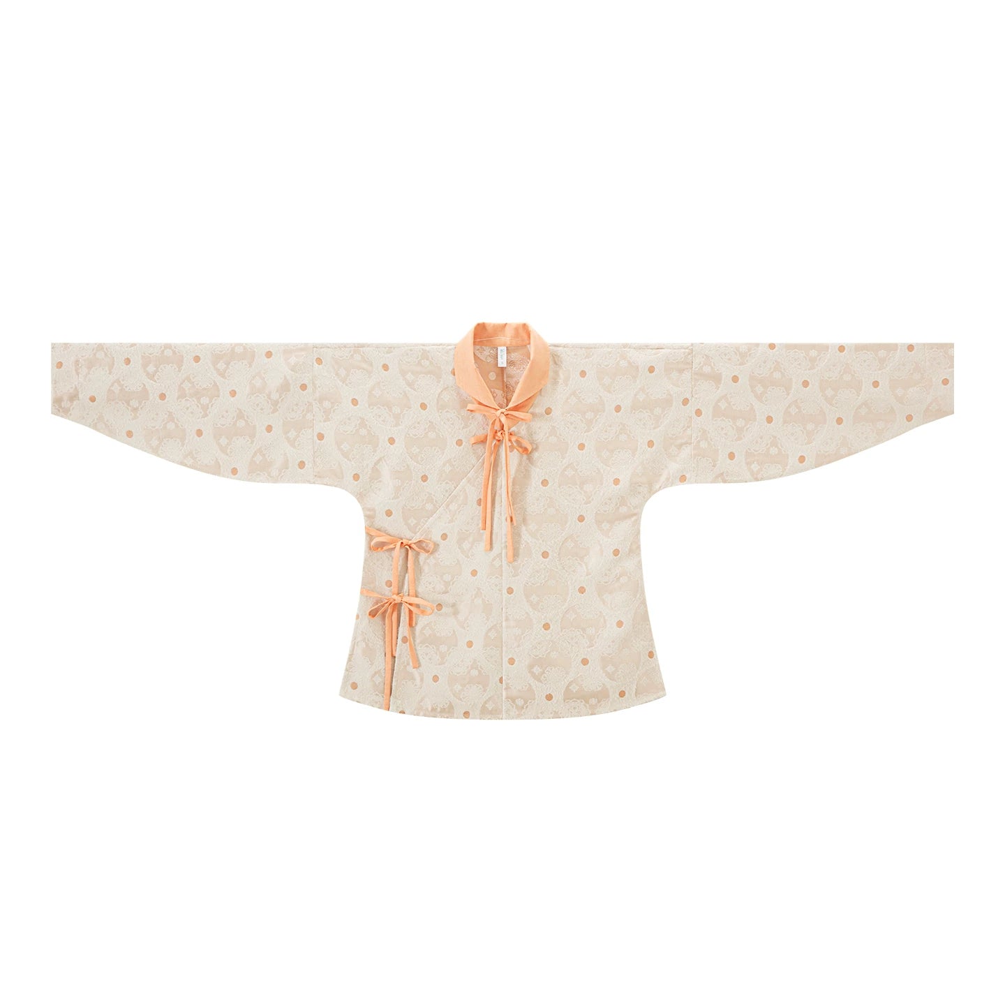 Chi Xia [Taoxi Room] Ming-made lapel shirt Tencel straight waist pants ming HanFuDreams Improved Orange Lapel Shirt S