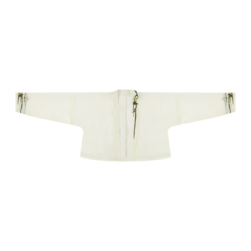 Thirteen more [明河清梦] Tencel suspender skirt Hanfu women han HanFuDreams Cardigan (inner layer) S