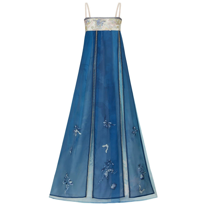 More than thirteen [Magnolia Shiyu] spring double-layer pendant suspender skirt Han suit han HanFuDreams suspender skirt XS