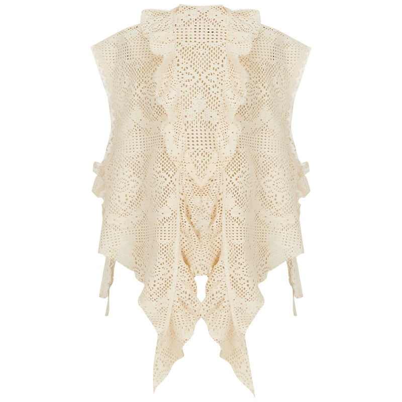 More than thirteen [古岭红梅] knitted vest shirt skirt set Han han HanFuDreams Knitted vest XS