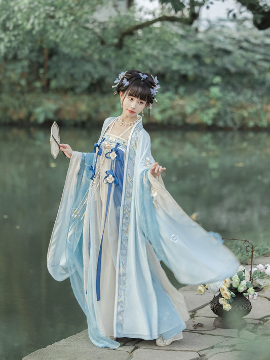More than thirteen [Long Joy] Embroidered Wide Sleeve Hanfu Outerwear