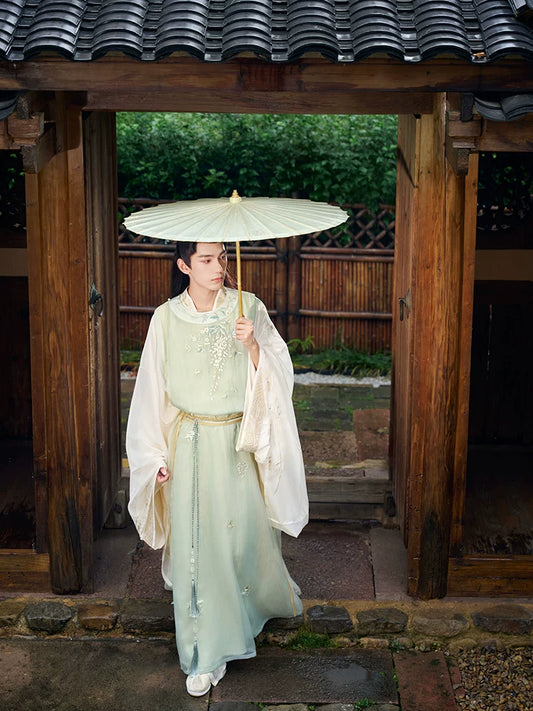 More than Thirteen [Jade Light] Unisex Hanfu for Men and Women HanFuDreams