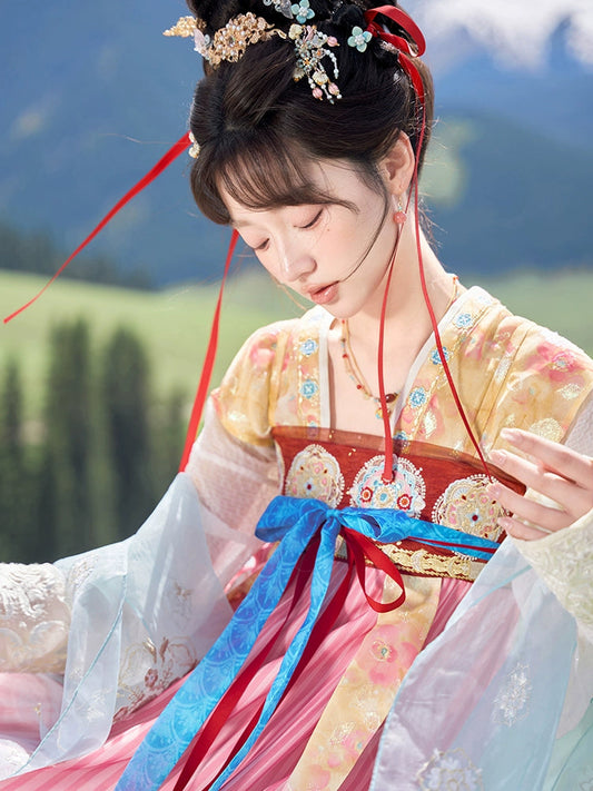 More than thirteen [七宝珠] suspender chest skirt Tang Hanfu HanFuDreams