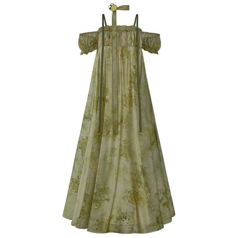 More than thirteen [万象镜] summer national style dresses modern HanFuDreams Dress + Neck XS