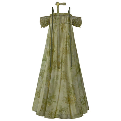 More than thirteen [万象镜] summer national style dresses modern HanFuDreams Dress + Neck XS