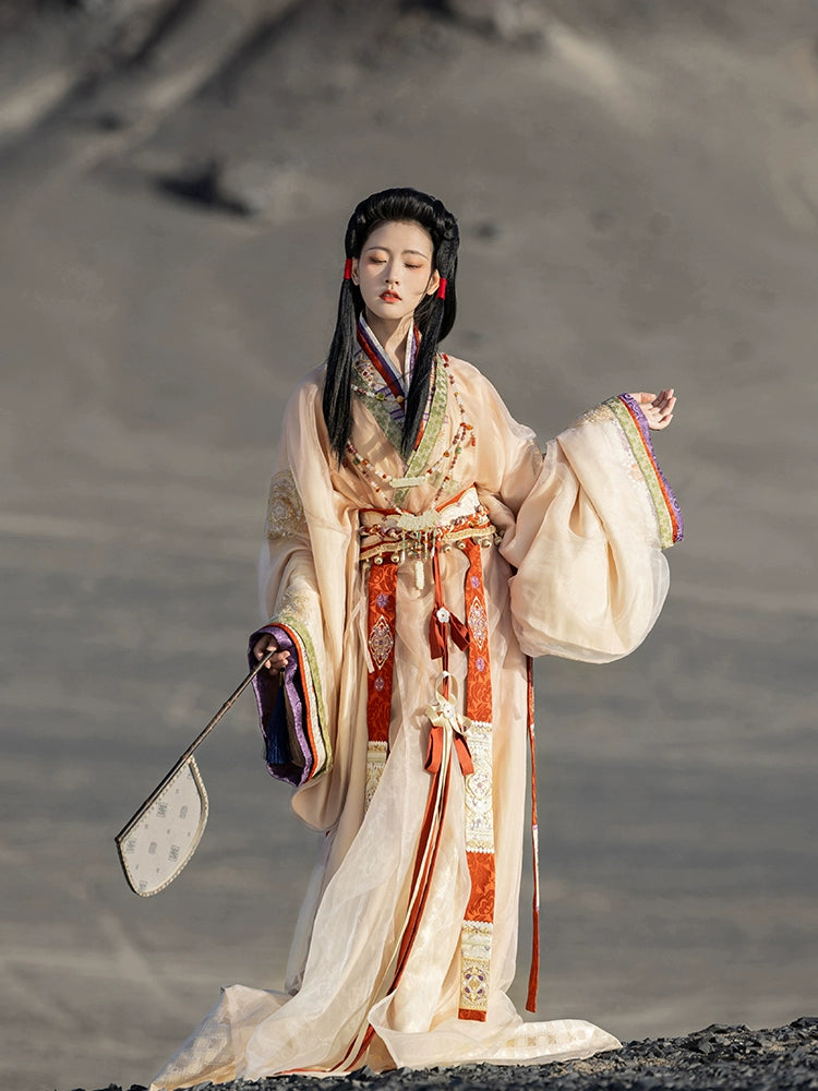 More than thirteen [Jiushao] fake two-piece straight train Hanfu female autumn han HanFuDreams