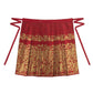 Ming-style red toasting horse face skirt, cloud shoulder Hanfu. HanFuDreams Fashion