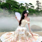 Flower Fairy Story [Yan Yunting] Bust Skirt Weaving Gold Horse Skirt Set Brocade Han han HanFuDreams
