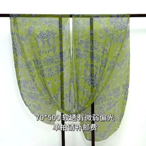 Qin Pick [Phoenix Terrace] Velvet bronzing hairpin flower lady picture HanFuDreams Grass green flower tree covered with silk, single shot must be remailed. M