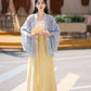 Jin tencel pleated clothes one piece broken skirt original hanfu jin HanFuDreams