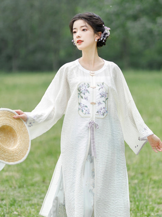 Ming-made Tencel long shirt and hundreds of skirts Hanfu ming HanFuDreams