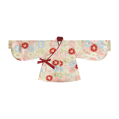 More than thirteen [embroidered cloud beads] velvet brocade collar jacket embroidered short horse skirt