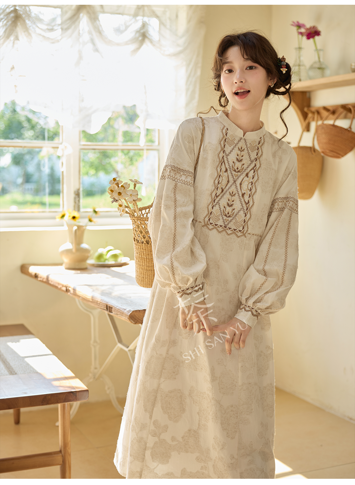 More than thirteen [sand search] 2025 autumn new pure cotton new Chinese dress modern HanFuDreams