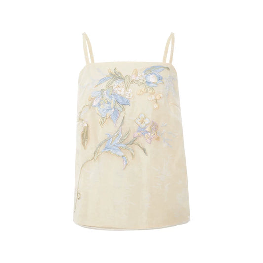 More than thirteen [Hidden Mist] Chen Duling Tang Hanfu Set tang HanFuDreams Embroidered Camisole S