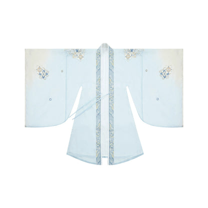 More than thirteen [Changshengle] woven gold embroidered large-sleeved Hanfu women's silk