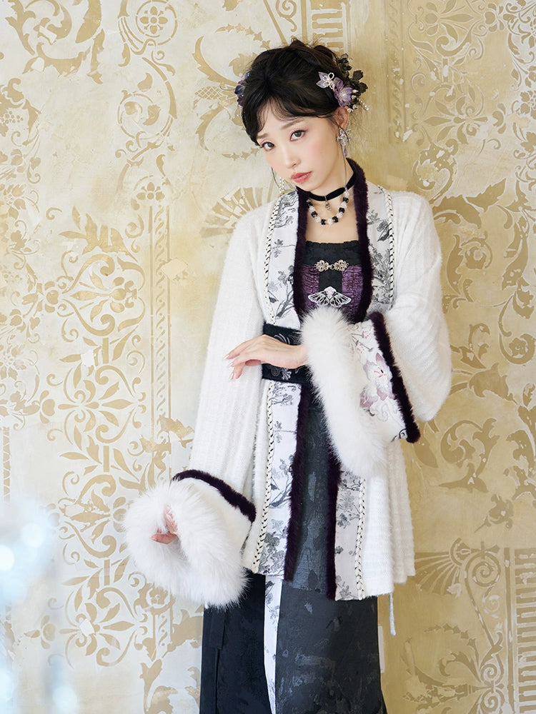 More than thirteen [Meishan Nongyu] Miaozi pair of cardigans and two skirts to improve Hanfu han HanFuDreams