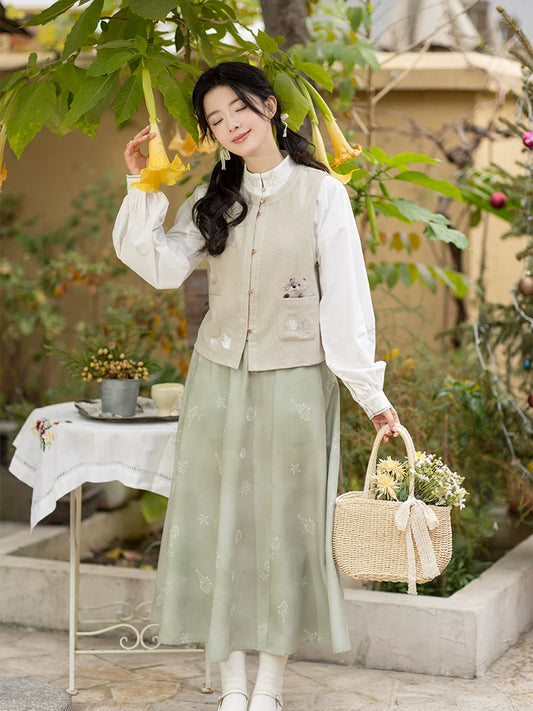 Chi Xia [Otter and Shell Sea] Han Element Armor Skirt han HanFuDreams