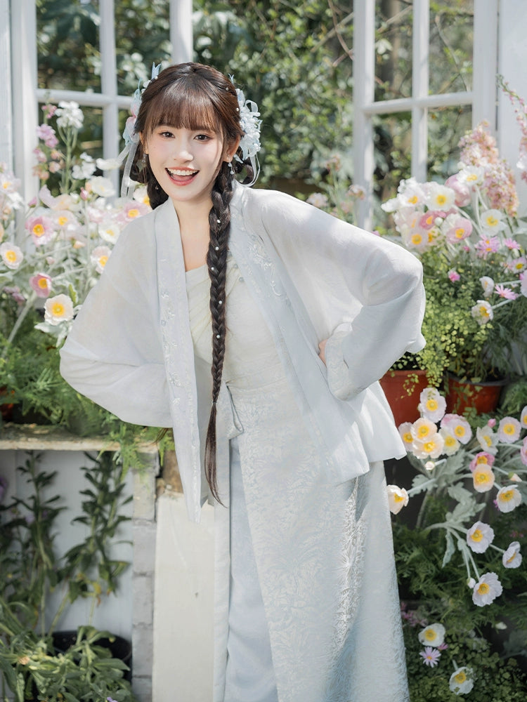 More than thirteen [Yunsheng smoke] cardigan with two skirts, Song Dynasty Hanfu song HanFuDreams