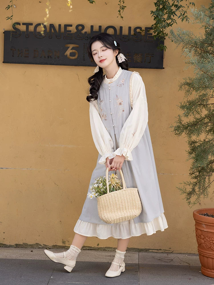 Chi Xia [Clear Mountain] Ming long than armor cotton long shirt ming HanFuDreams