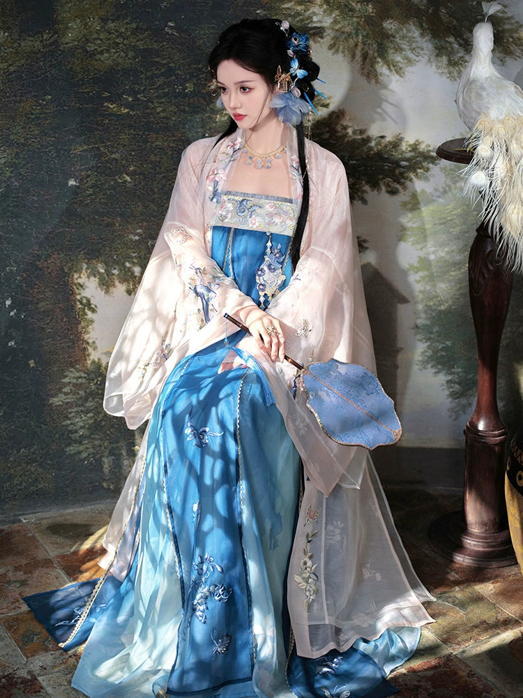 More than thirteen [Magnolia Shiyu] spring double-layer pendant suspender skirt Han suit han HanFuDreams