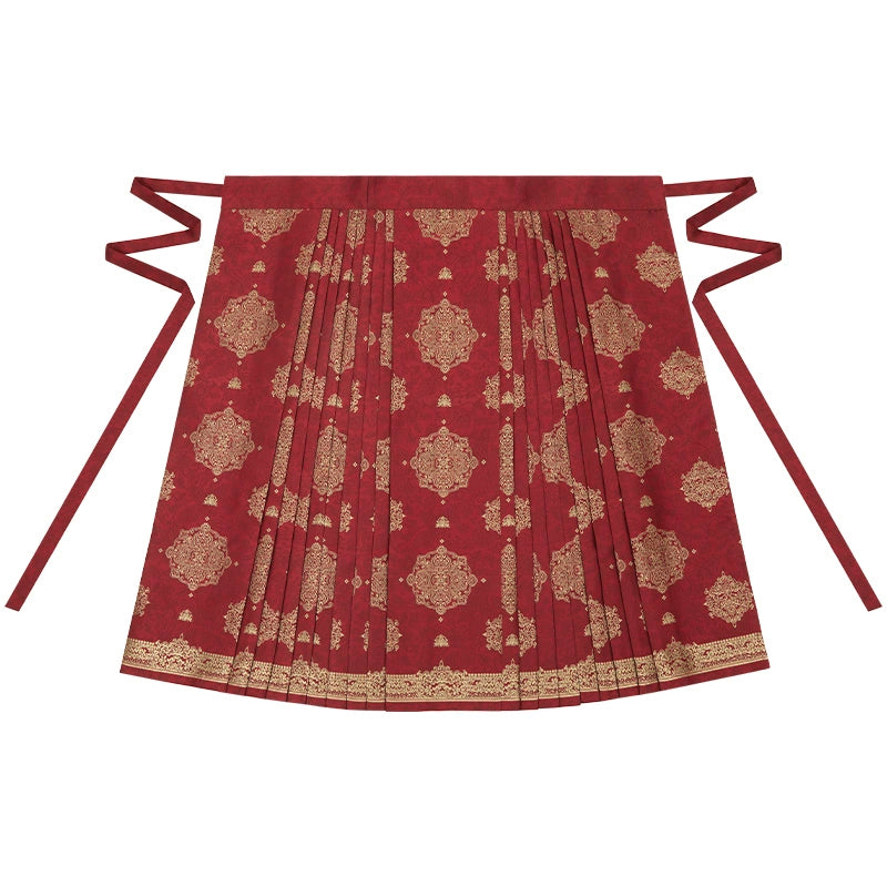 More than thirteen [瑞香宝相] New Chinese horse dress toasting clothes women song HanFuDreams Horse skirt XS