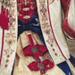 More than thirteen [Banquet of Red Apples] red and blue embroidered ribbon accessories