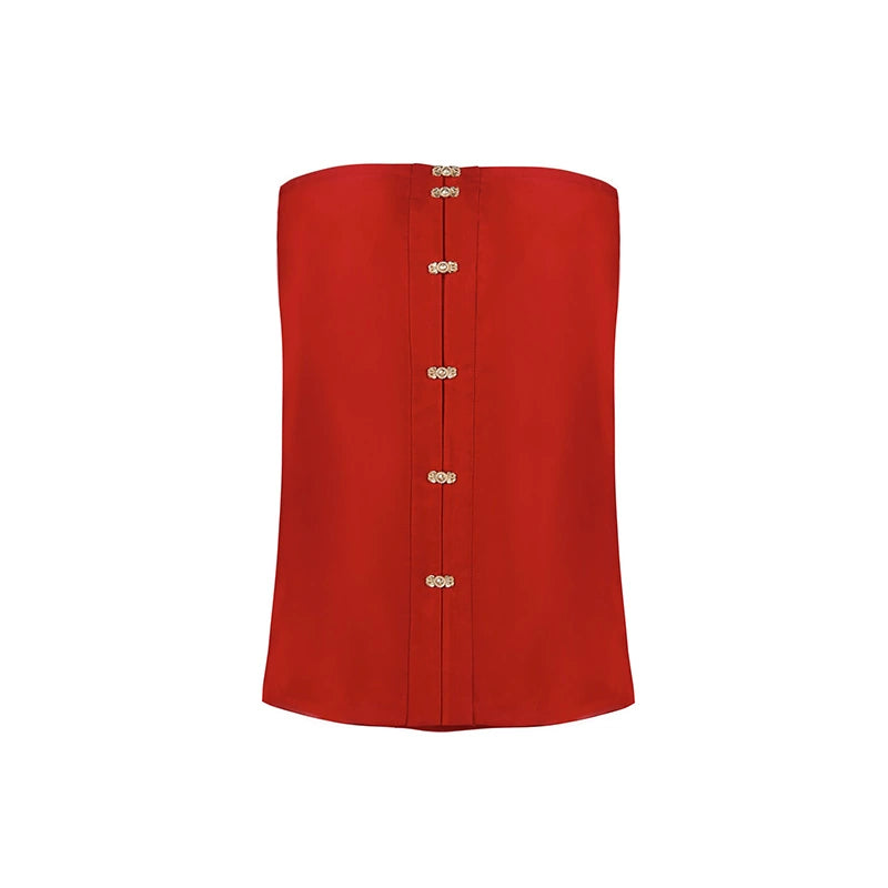 More than thirteen [blooming flowers and periods] Ming-made wedding clothes for brides with phoenix crowns ming HanFuDreams main waist XS