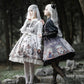 Halloween Sakura Love Goth Lolita Black Fairy Jsk Diablo Vintage Gemini lolita HanFuDreams