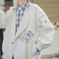 More than thirteen [Quguang] lapel shirt fake two pieces of national style woolen coat