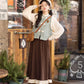 Han element armor short shirt broken skirt Hanfu women