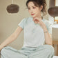 More than thirteen [mints] summer short-sleeved sports suit modern HanFuDreams