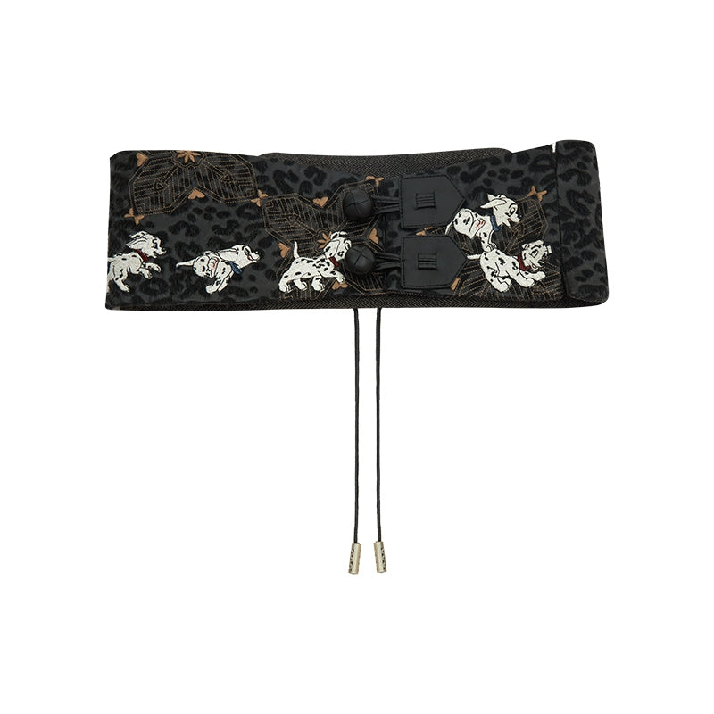 More than thirteen [Disney, Kuila - Black and White Witch] thousand bird grid two skirts modern HanFuDreams waist seal S