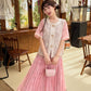 Spring Whisper - Modern Pink Hanfu 3-Piece Set modern Shisanyu